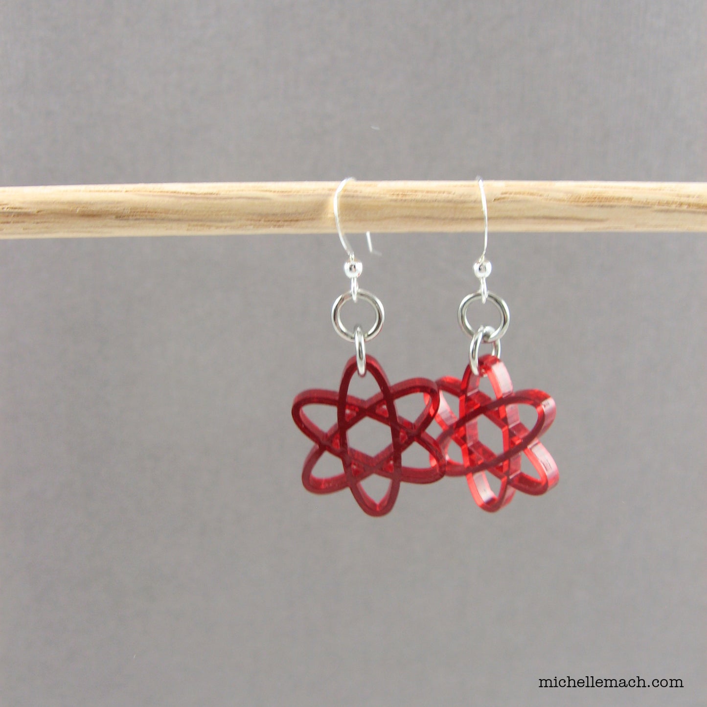 Colorful Atom Earrings