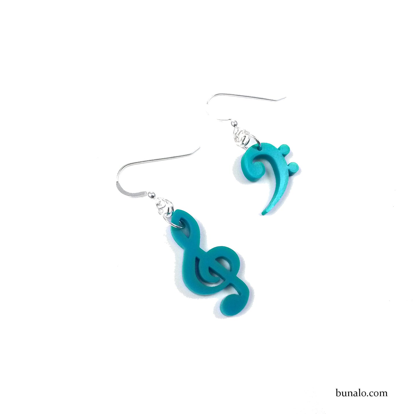 Treble and Bass Clef Earrings