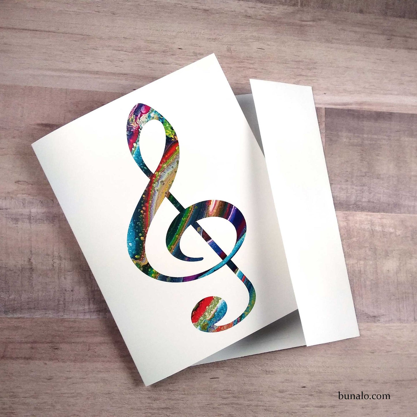 Music Note Cards (Assorted Set of 6)