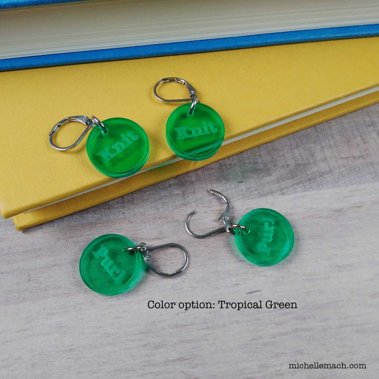 Knit and Purl Stitch Markers (Set of 4)