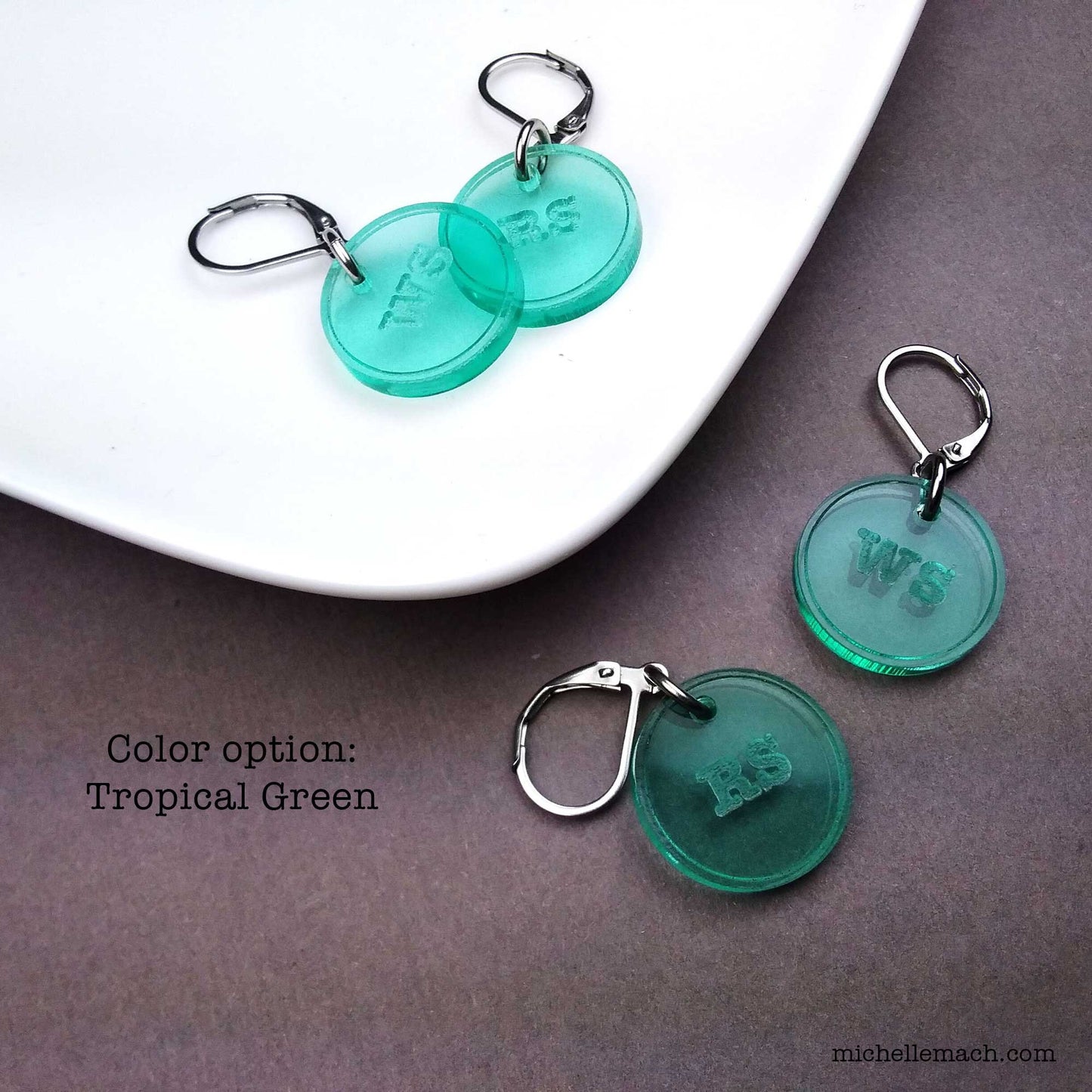 WS and RS Stitch Markers (Set of 4)