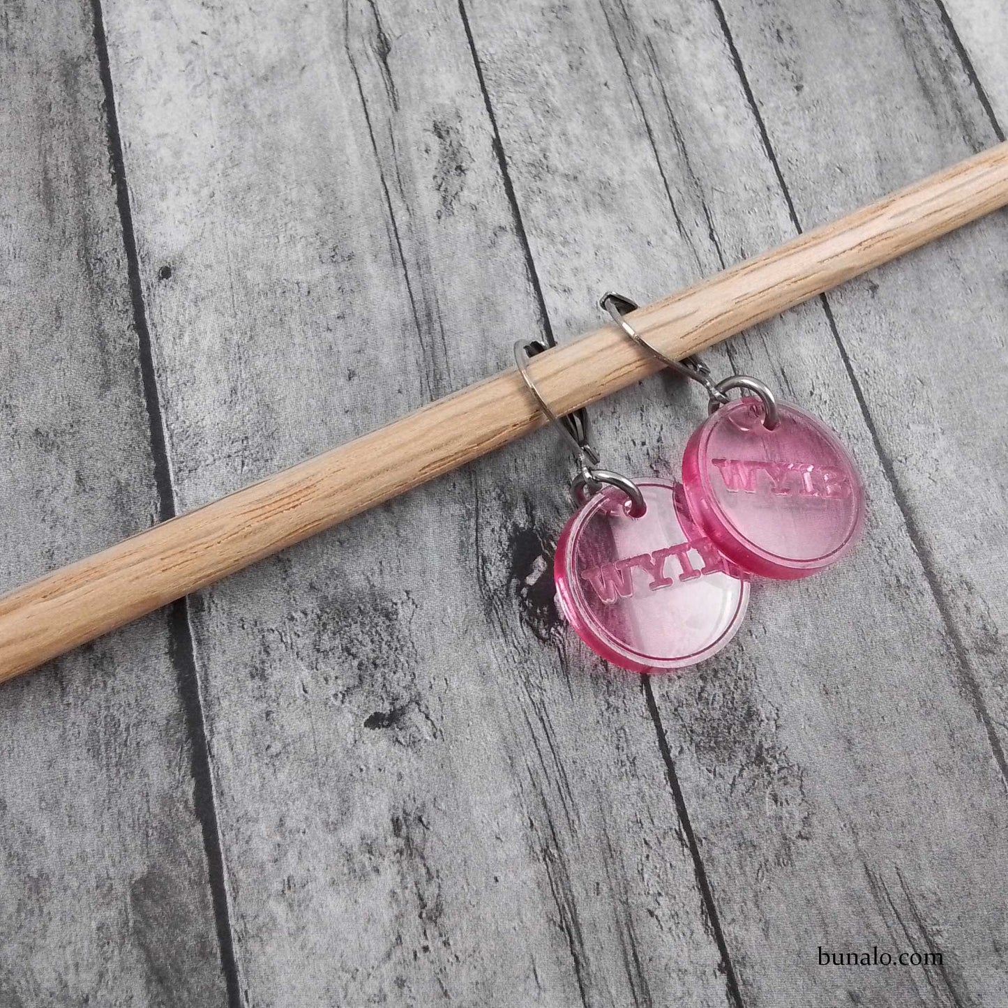 WYIF and WYIB Stitch Markers (Set of 2)
