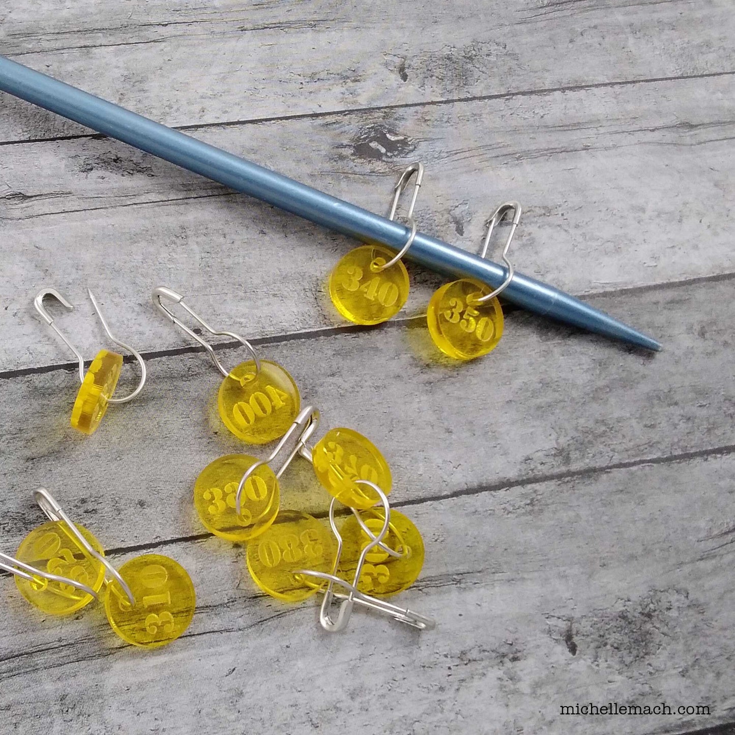 310-400 Number Stitch Markers (Set of 10)
