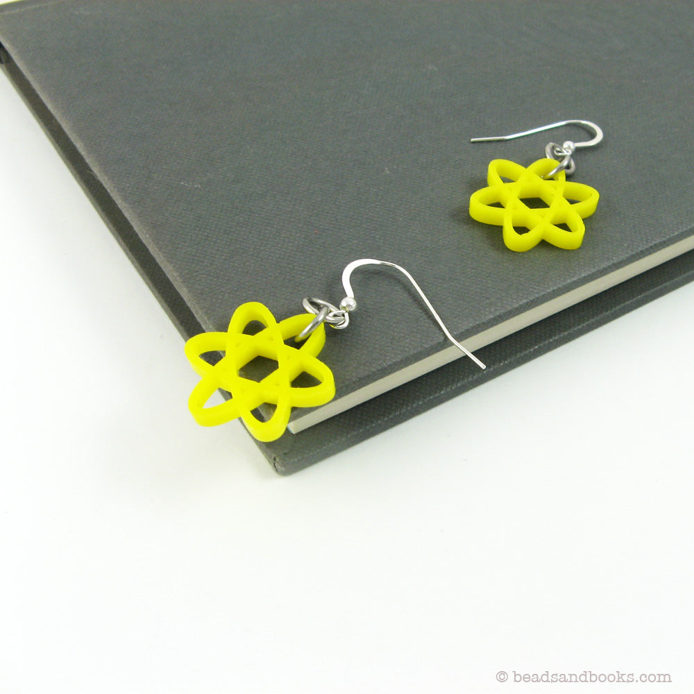 Colorful Atom Earrings