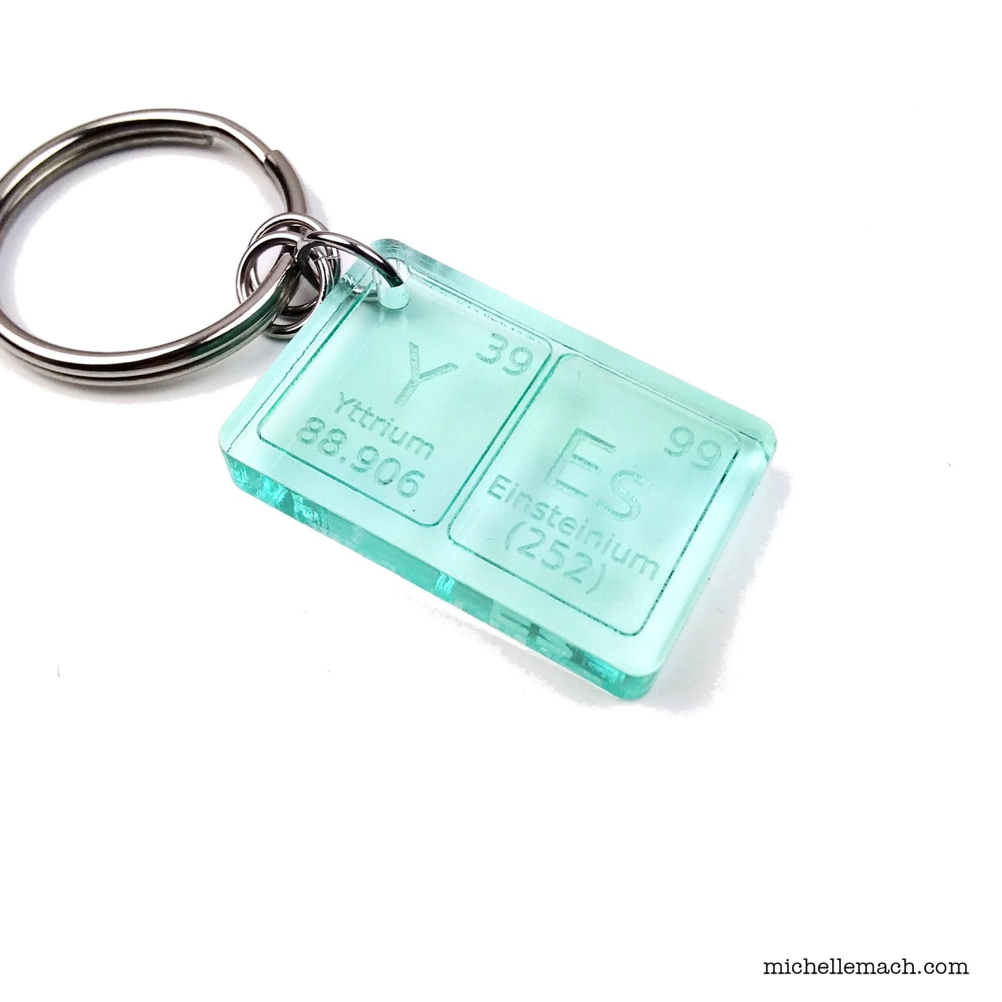 Custom Double Element Keychain