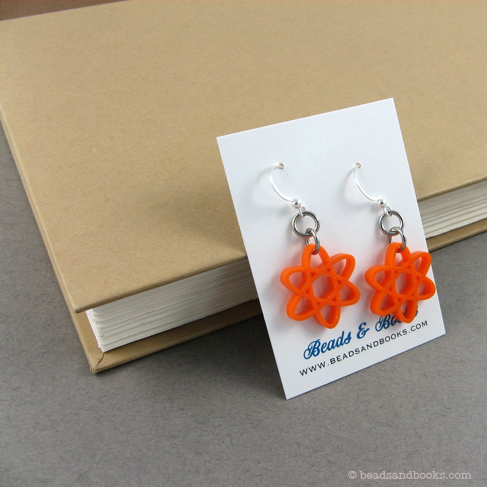 Colorful Atom Earrings