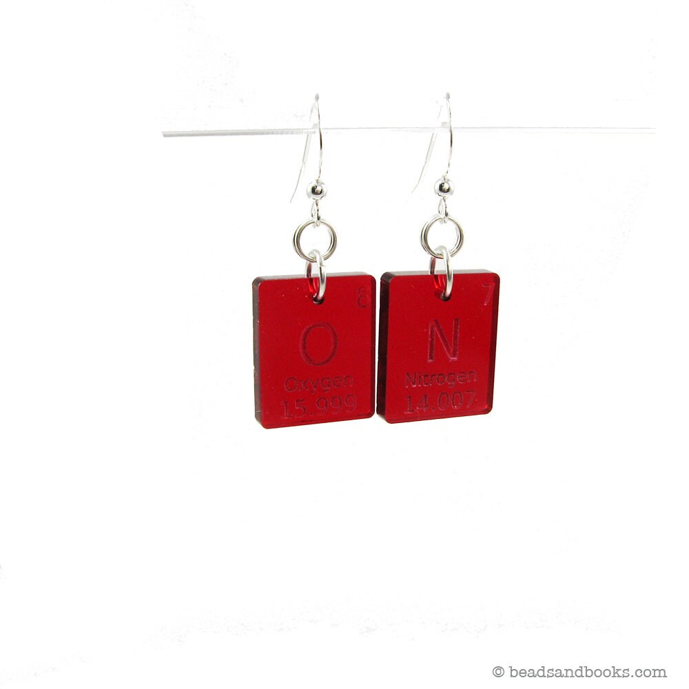 Periodic Table Element Earrings