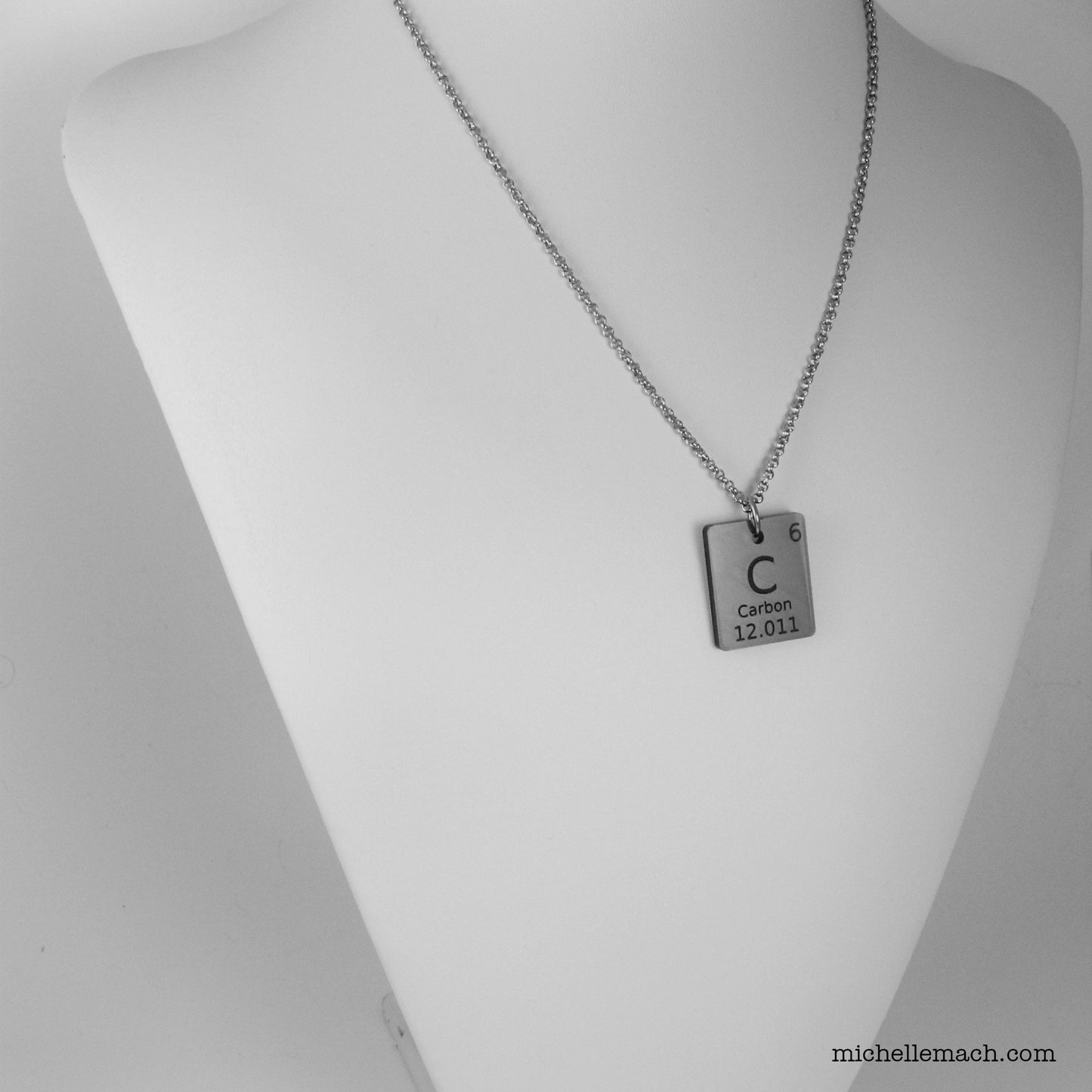 Periodic Table Element Necklace for Scientist