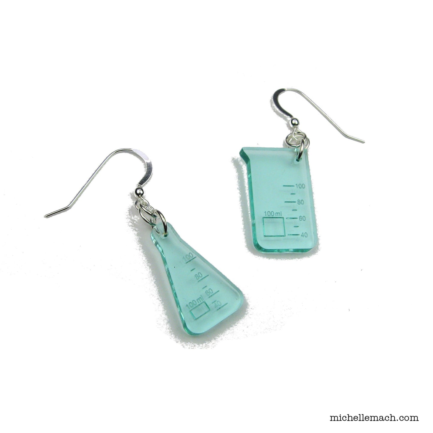 Beaker and Flask Earrings
