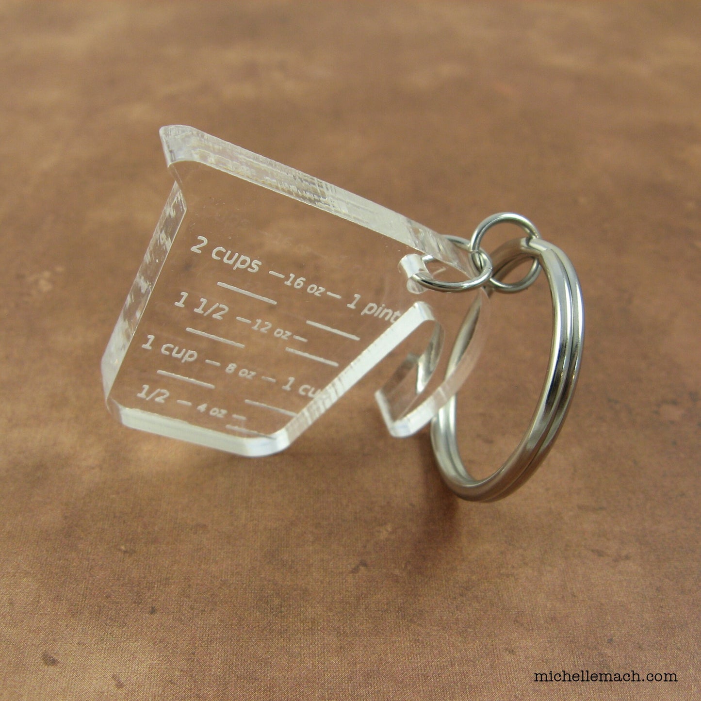 Kitchen Measuring Cup Keychain