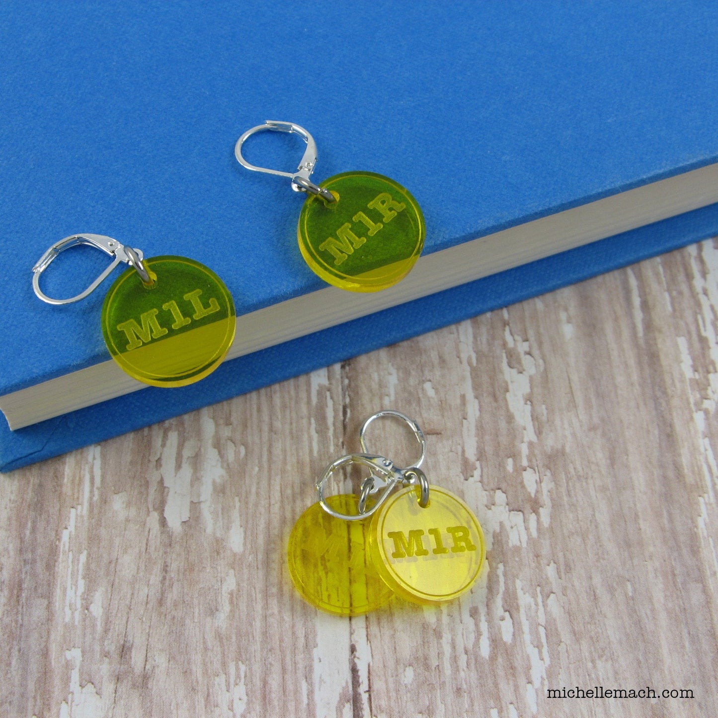 M1L and M1R Stitch Markers (Set of 4)