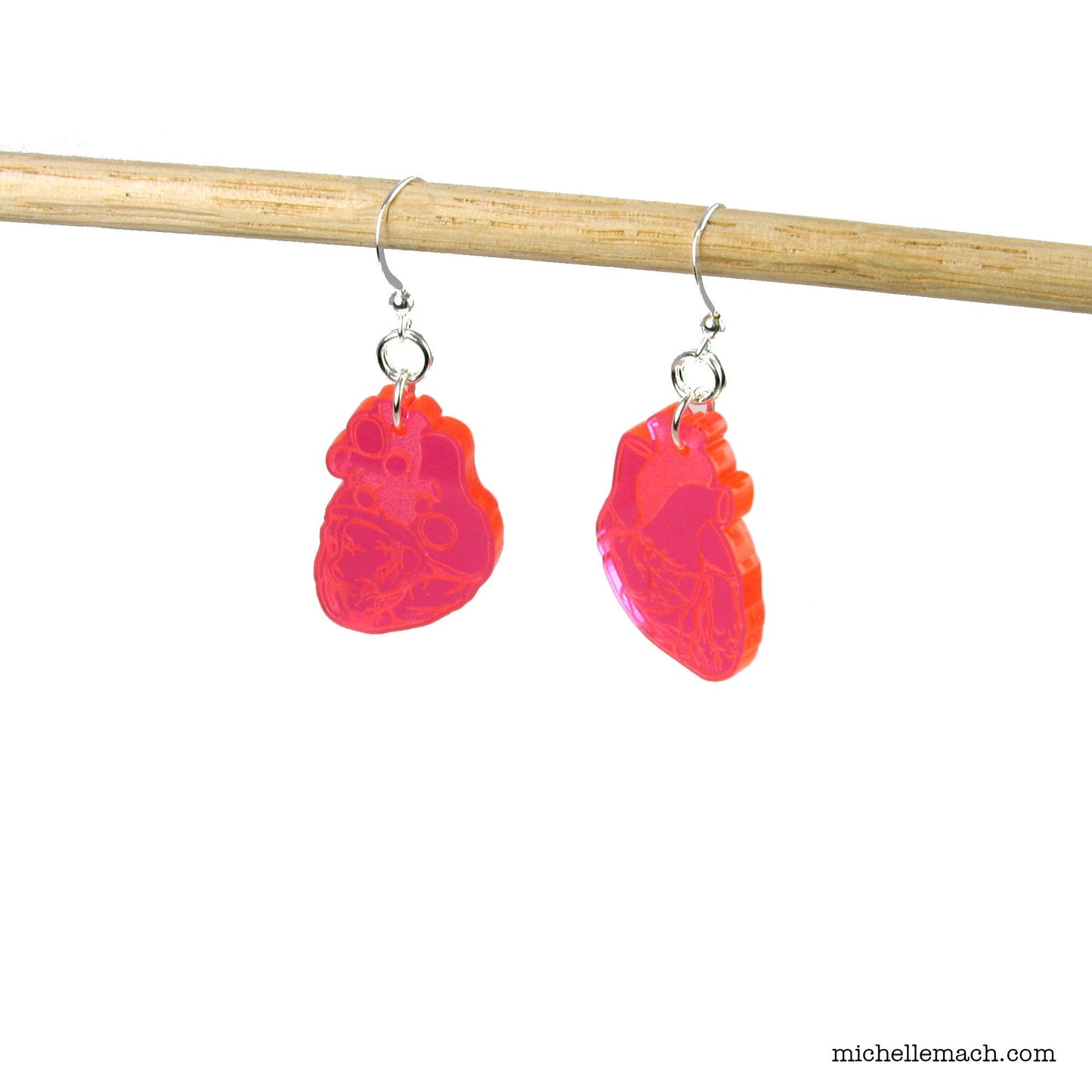 Anatomical Heart Earrings