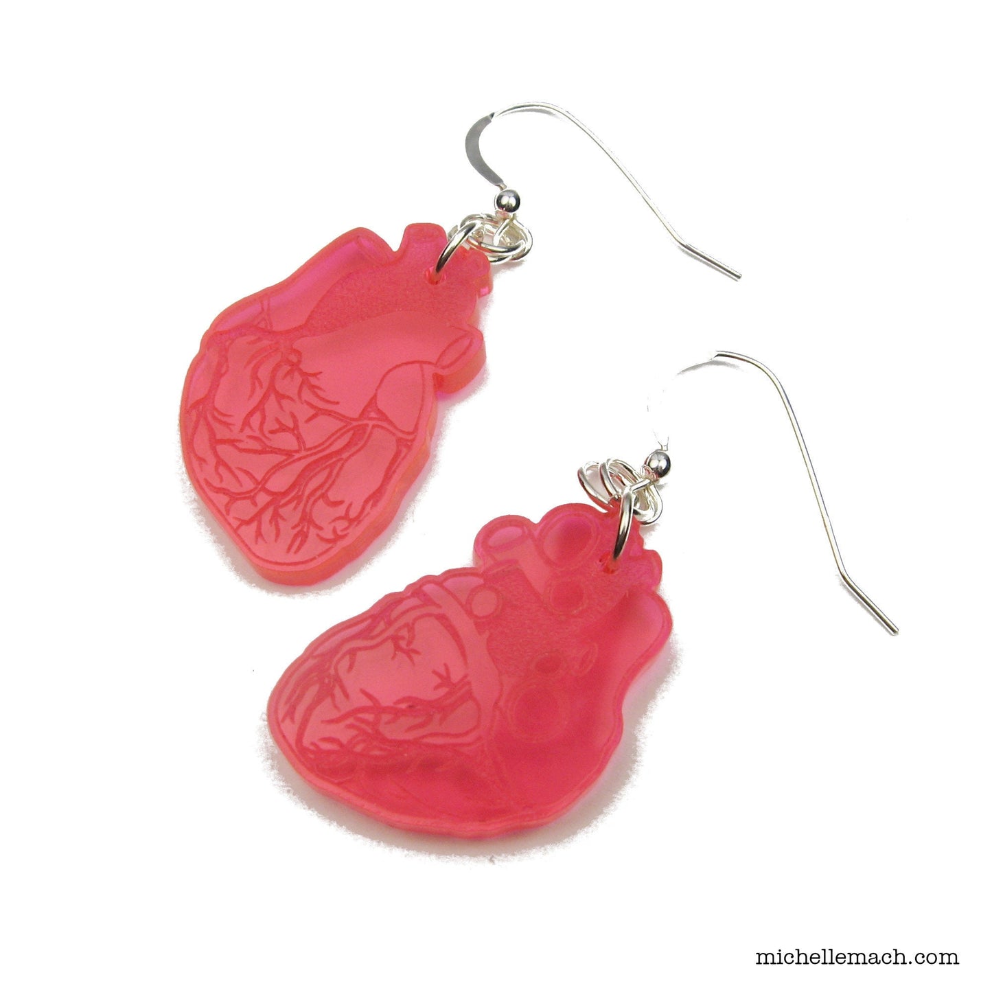 Anatomical Heart Earrings