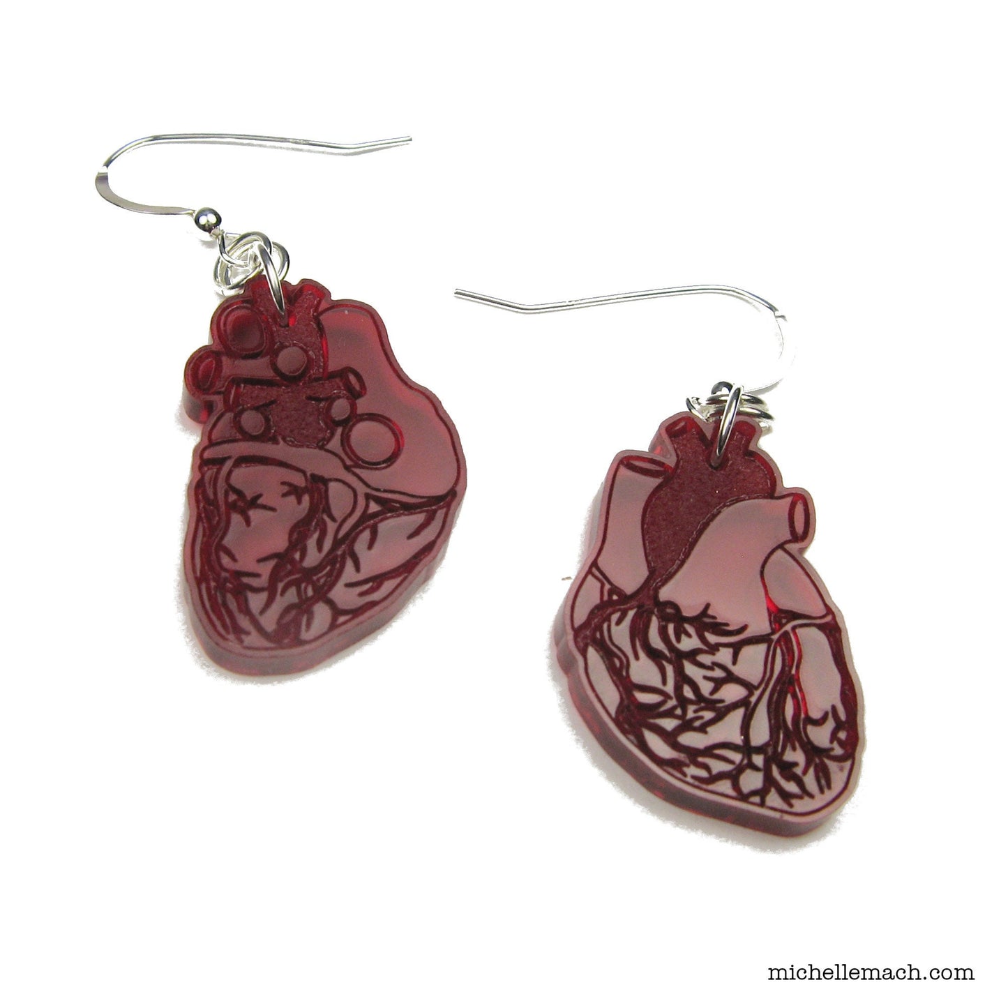 Anatomical Heart Earrings