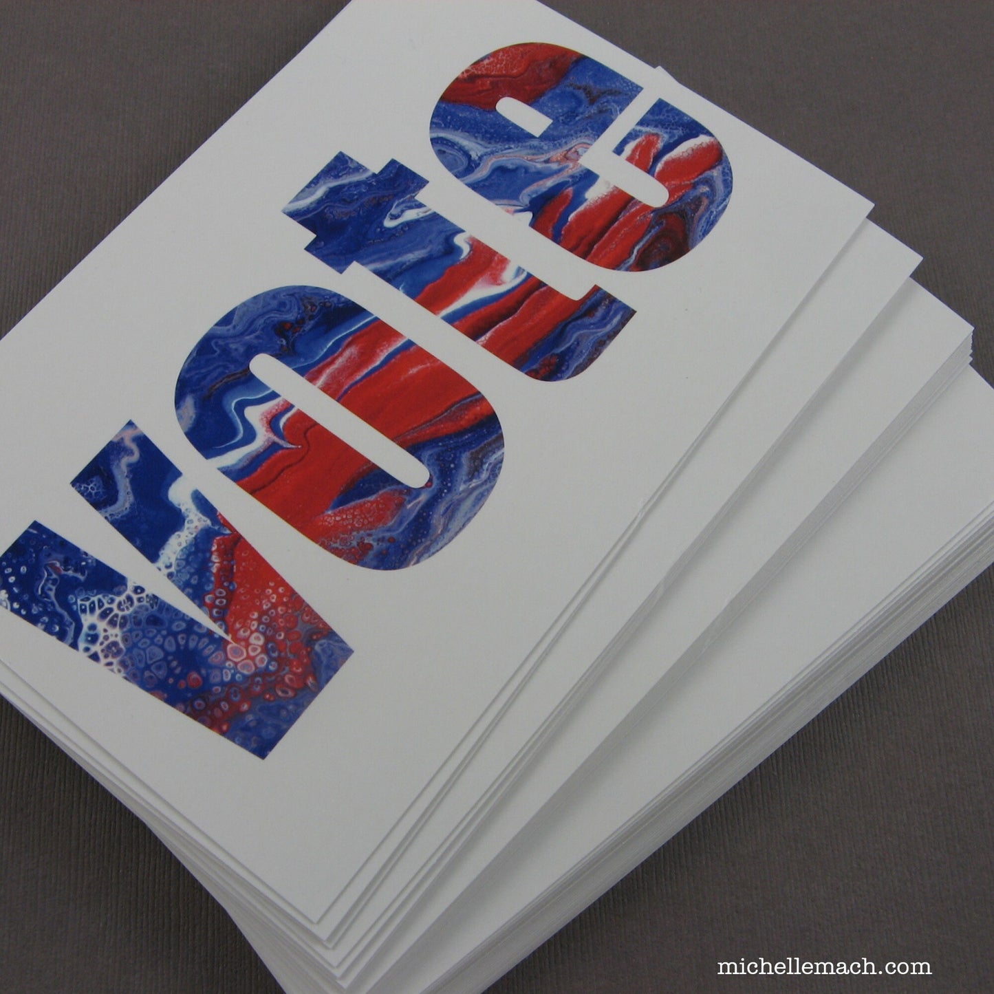 Vote Postcards in Red, White, and Blue (Set of 50)