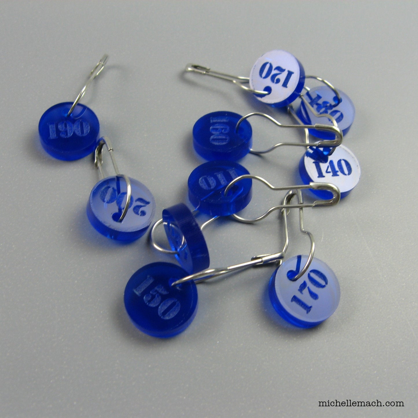 110-200 Number Stitch Markers (Set of 10)