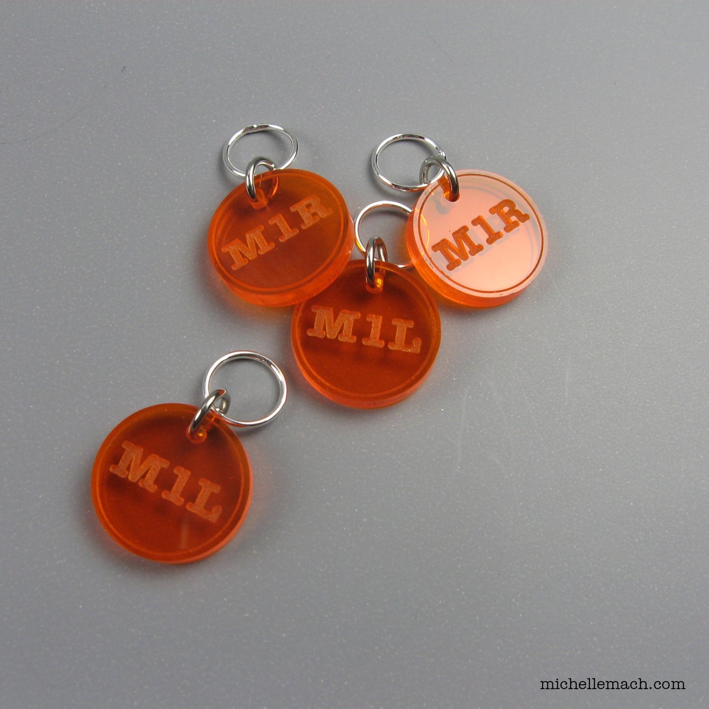 M1L and M1R Stitch Markers (Set of 4)