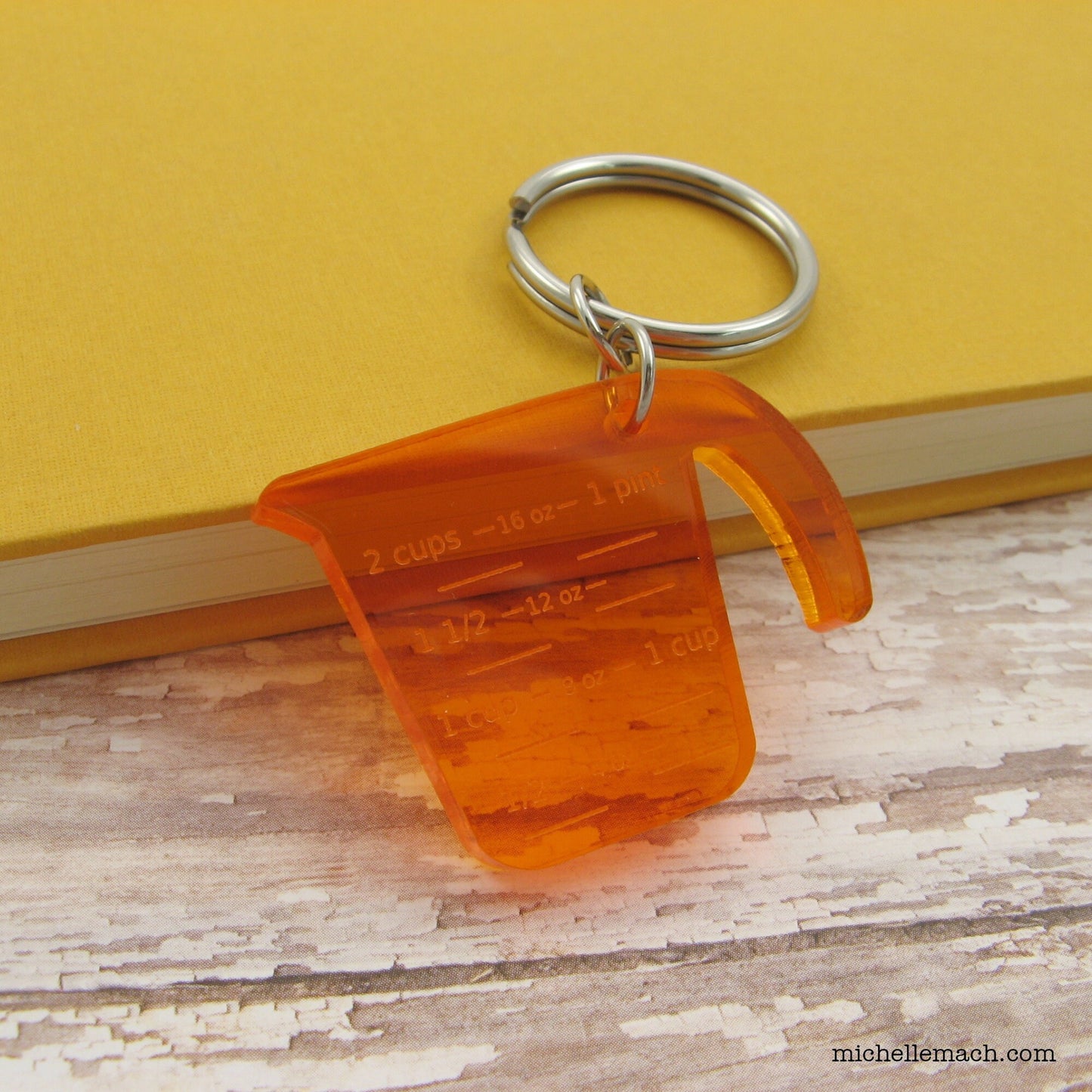 Kitchen Measuring Cup Keychain