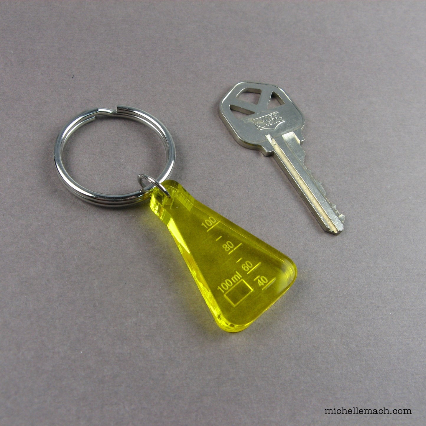 Science Flask Keychain