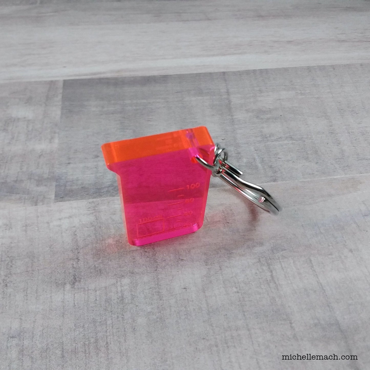 Beaker Keychain for Scientist