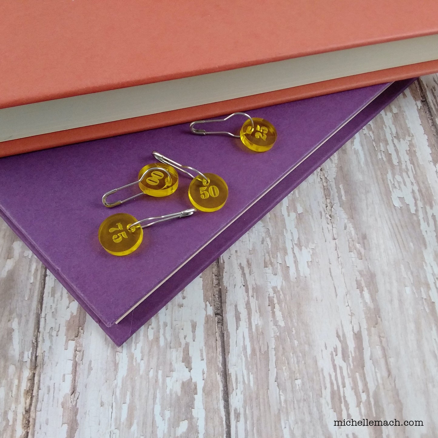 25-100 Number Stitch Markers (Set of 4)