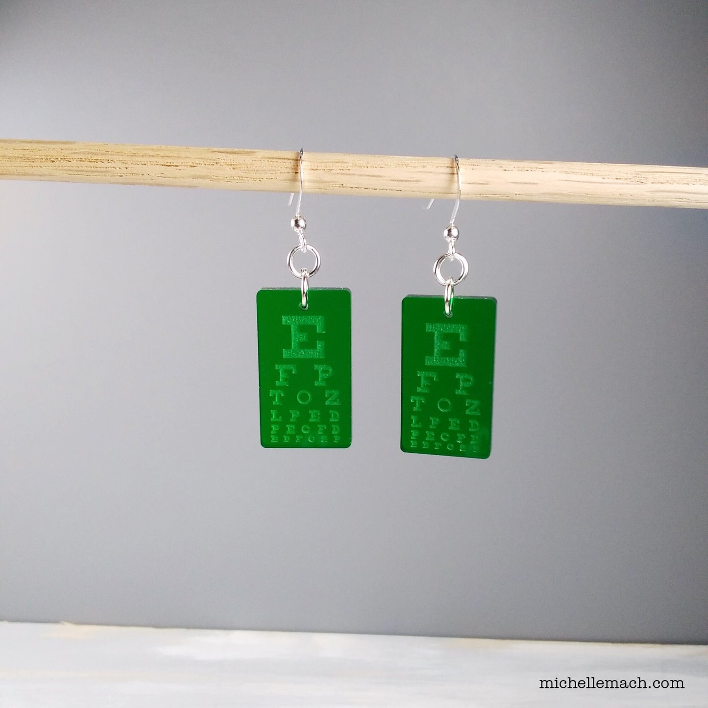 Eye Chart Earrings