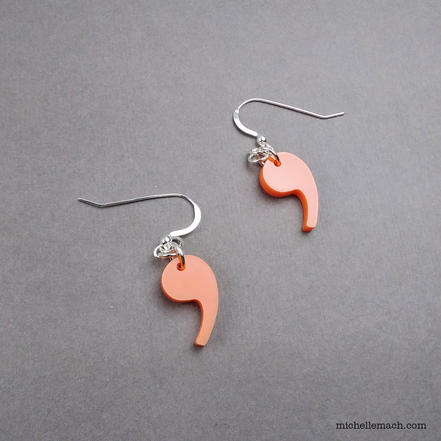 Comma or Single Quote Earrings