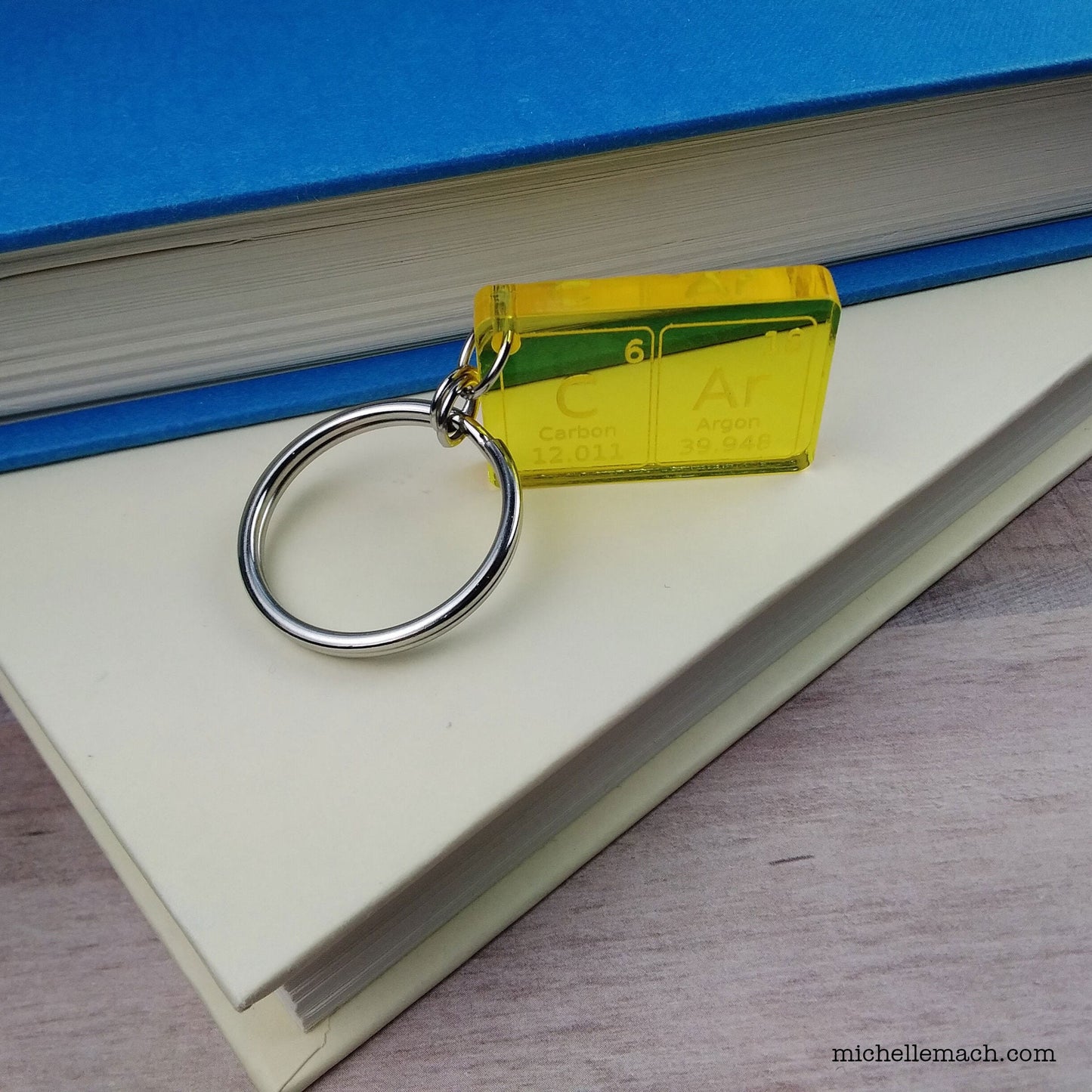 Custom Double Element Keychain