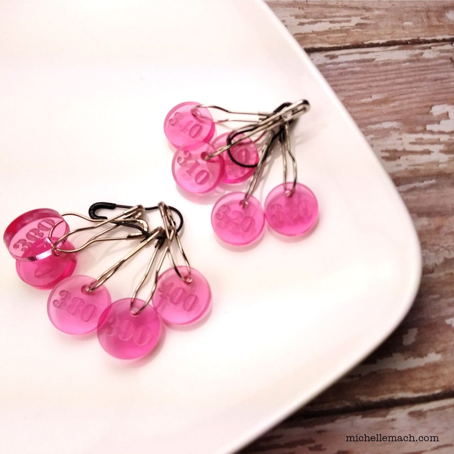 310-400 Number Stitch Markers (Set of 10)
