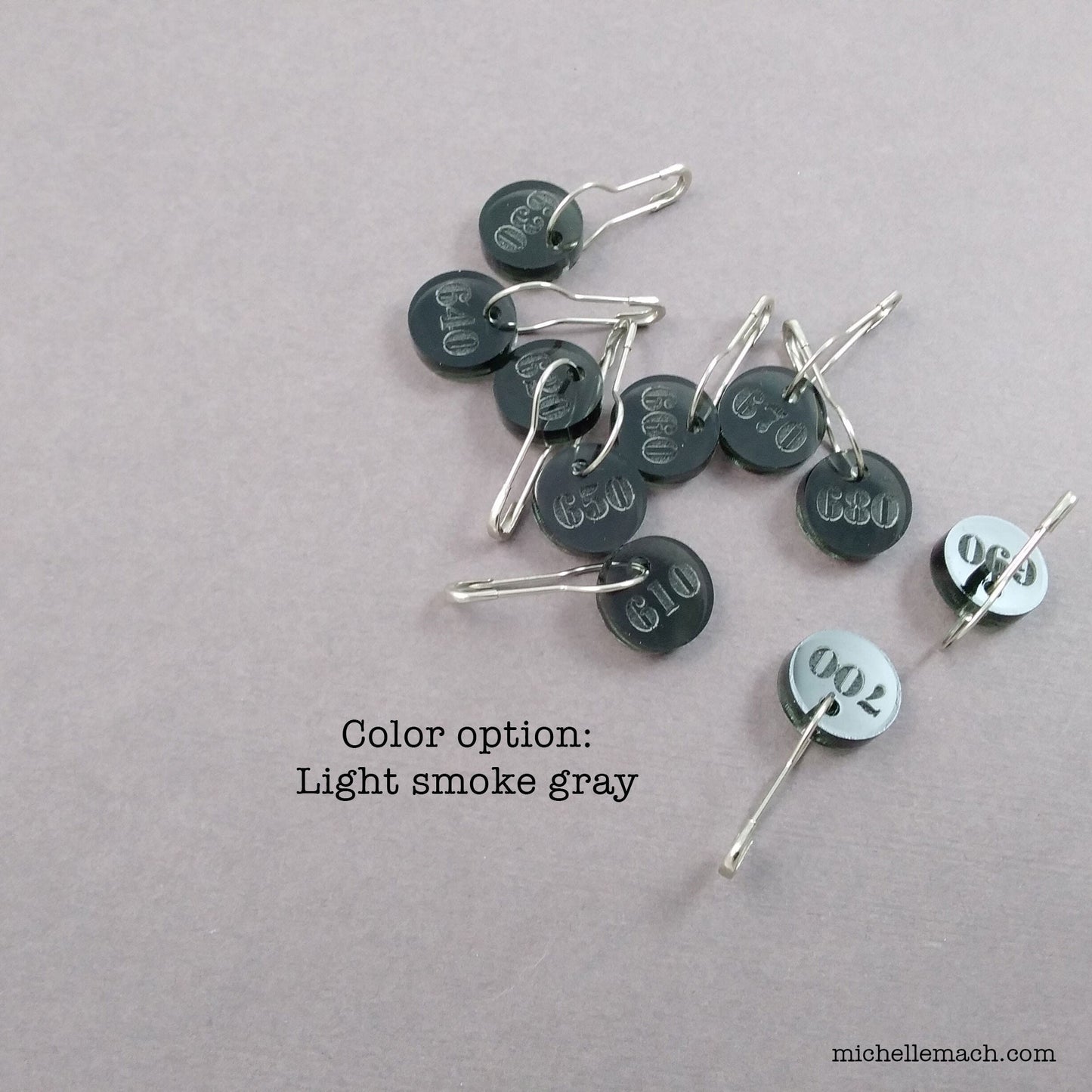 610-700 Number Stitch Markers (Set of 10)