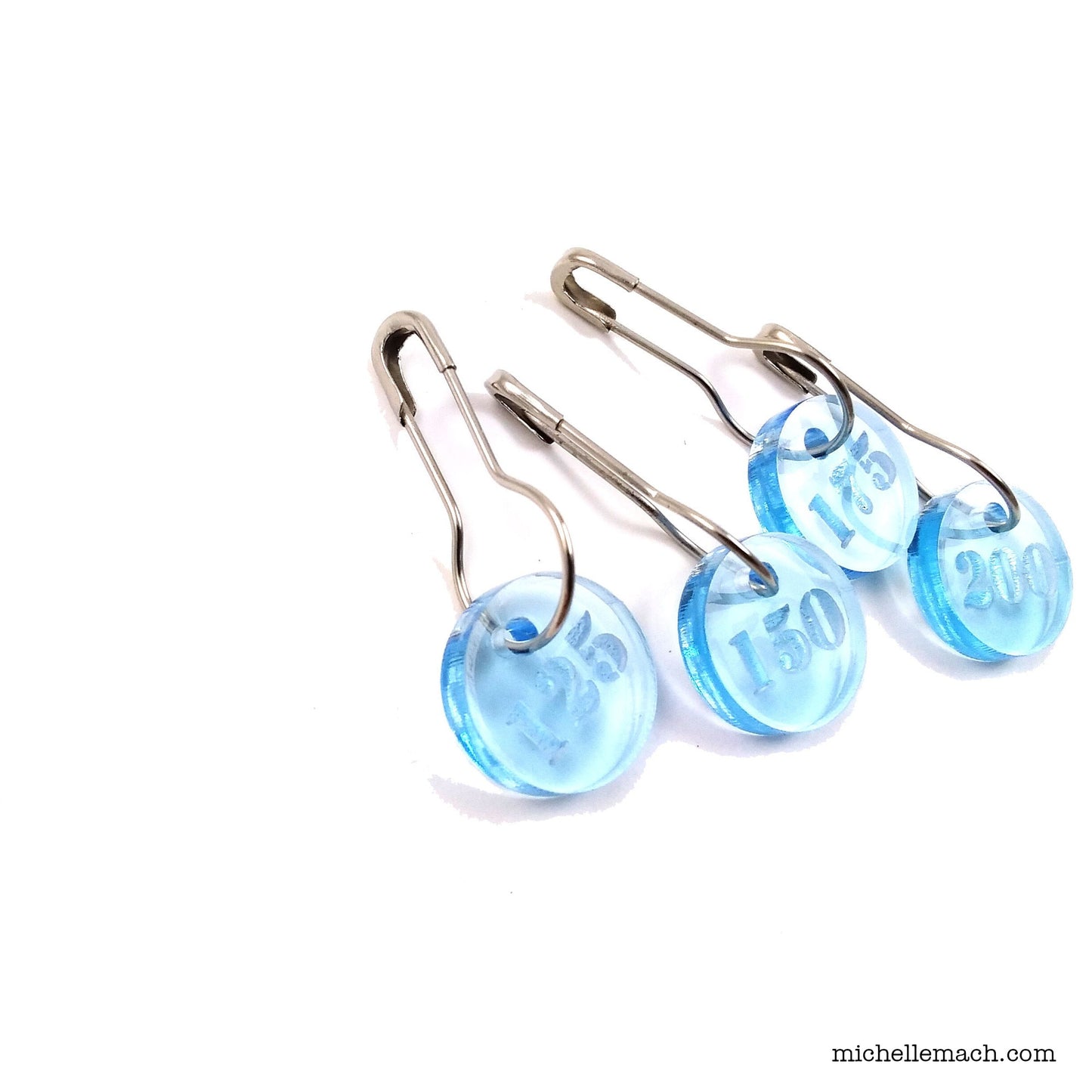 125-200 Number Stitch Markers (Set of 4)