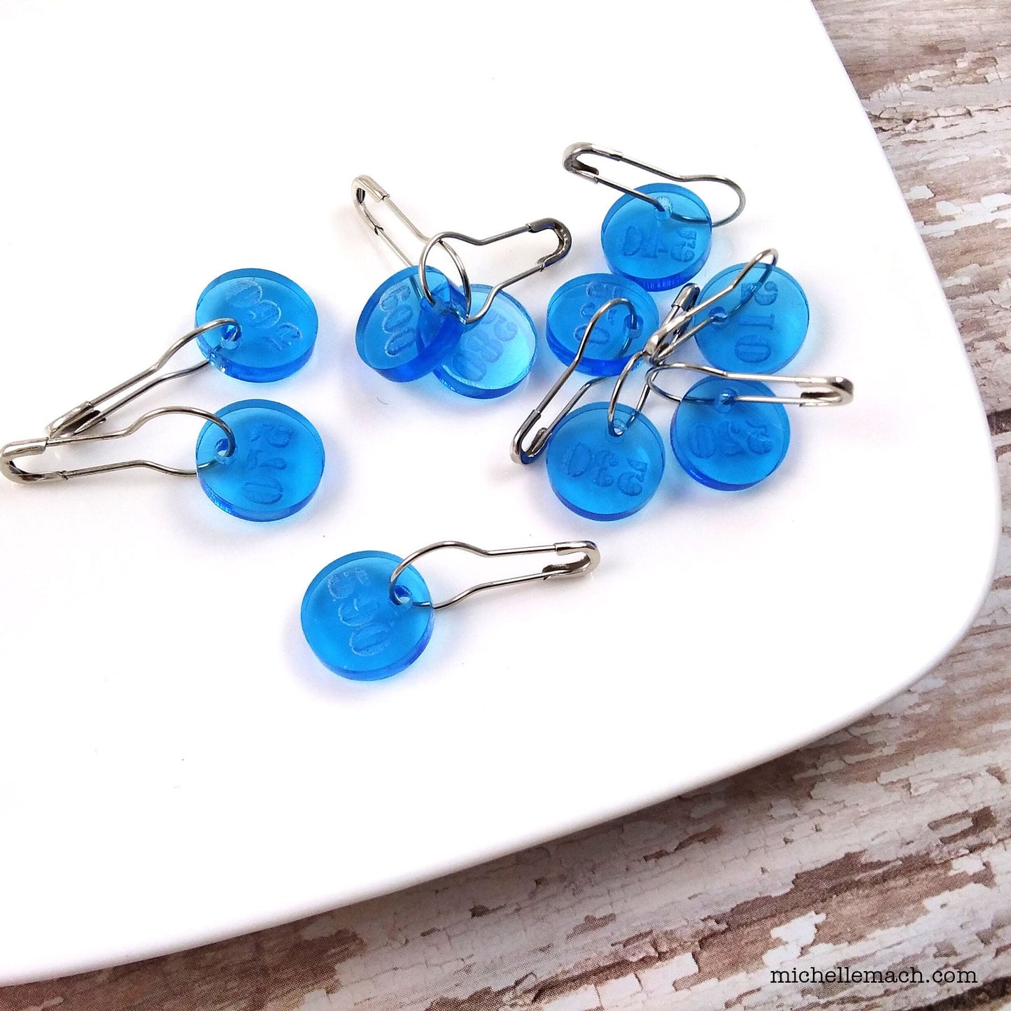 510-600 Number Stitch Markers (Set of 10)