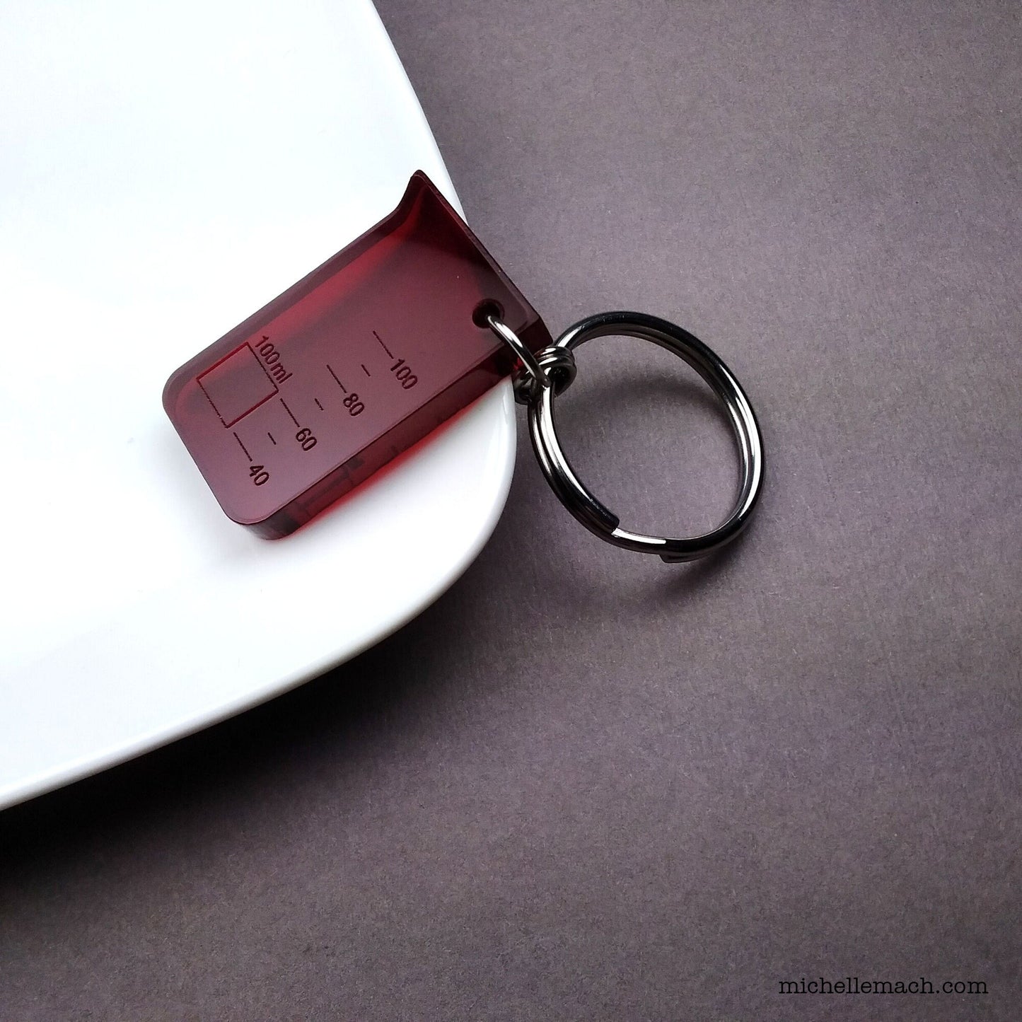 Beaker Keychain for Scientist