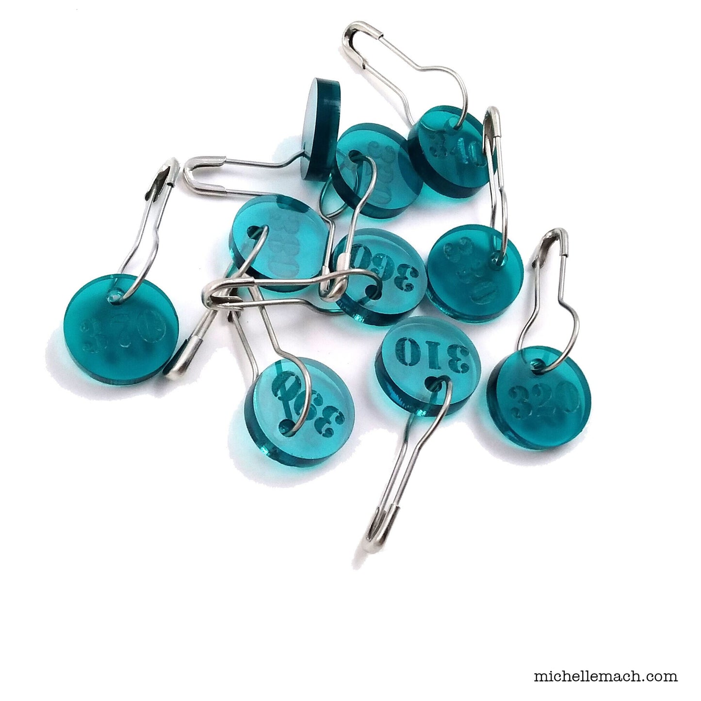 310-400 Number Stitch Markers (Set of 10)