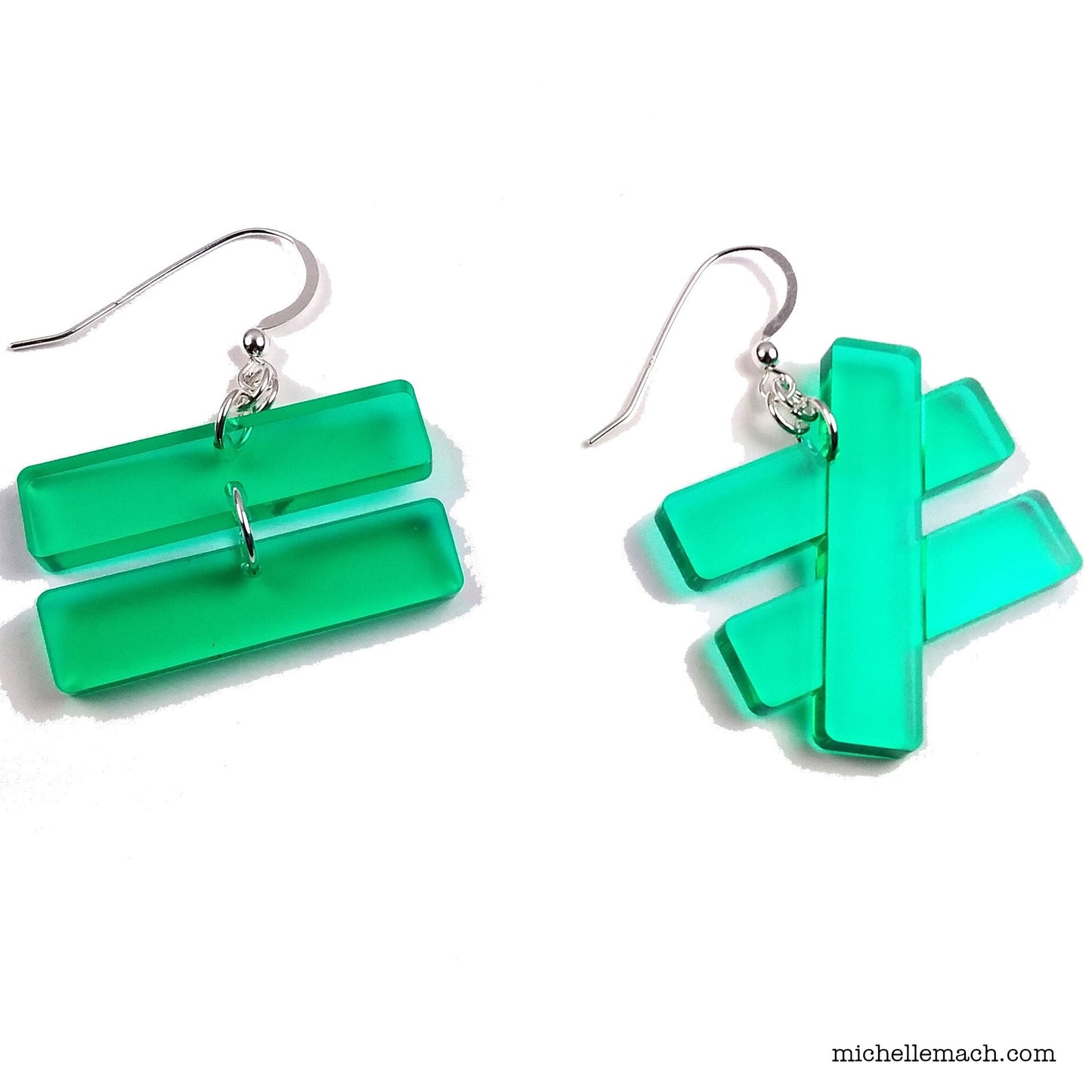 Equal and Not Equal Math Sign Earrings