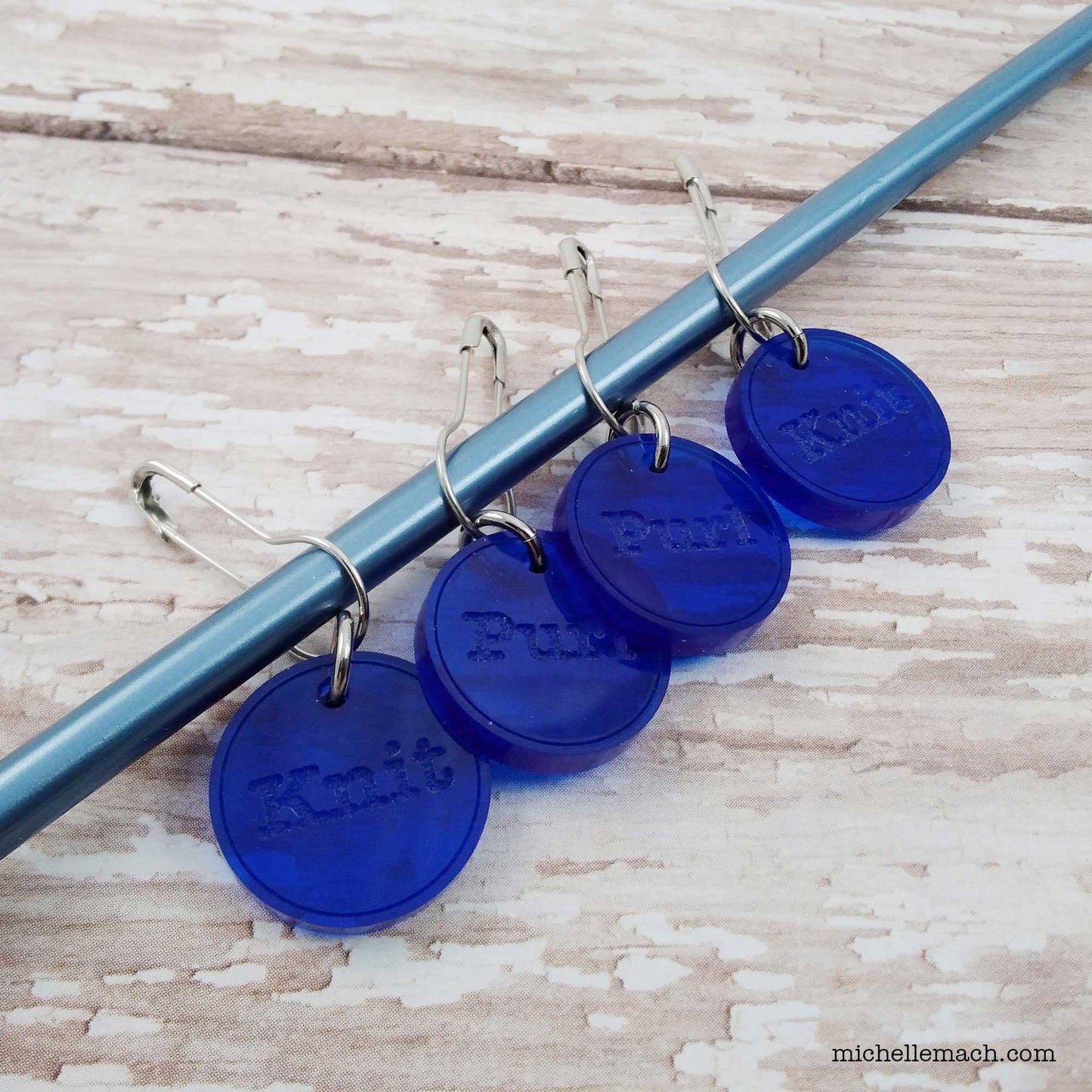 Knit and Purl Stitch Markers (Set of 4)