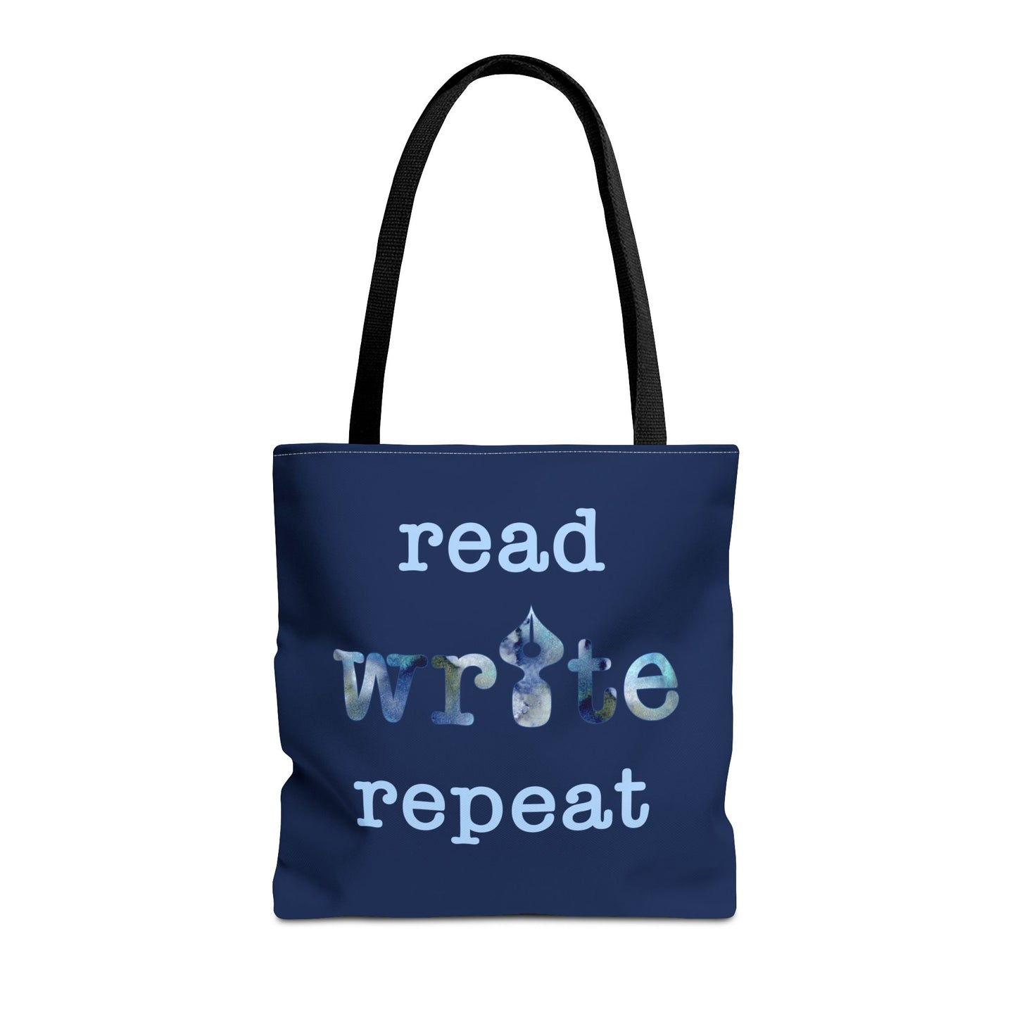 Read Write Repeat Tote Bag