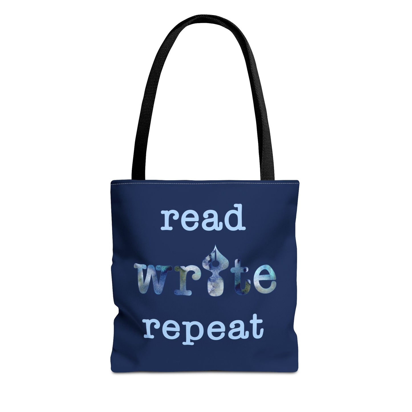 Read Write Repeat Tote Bag