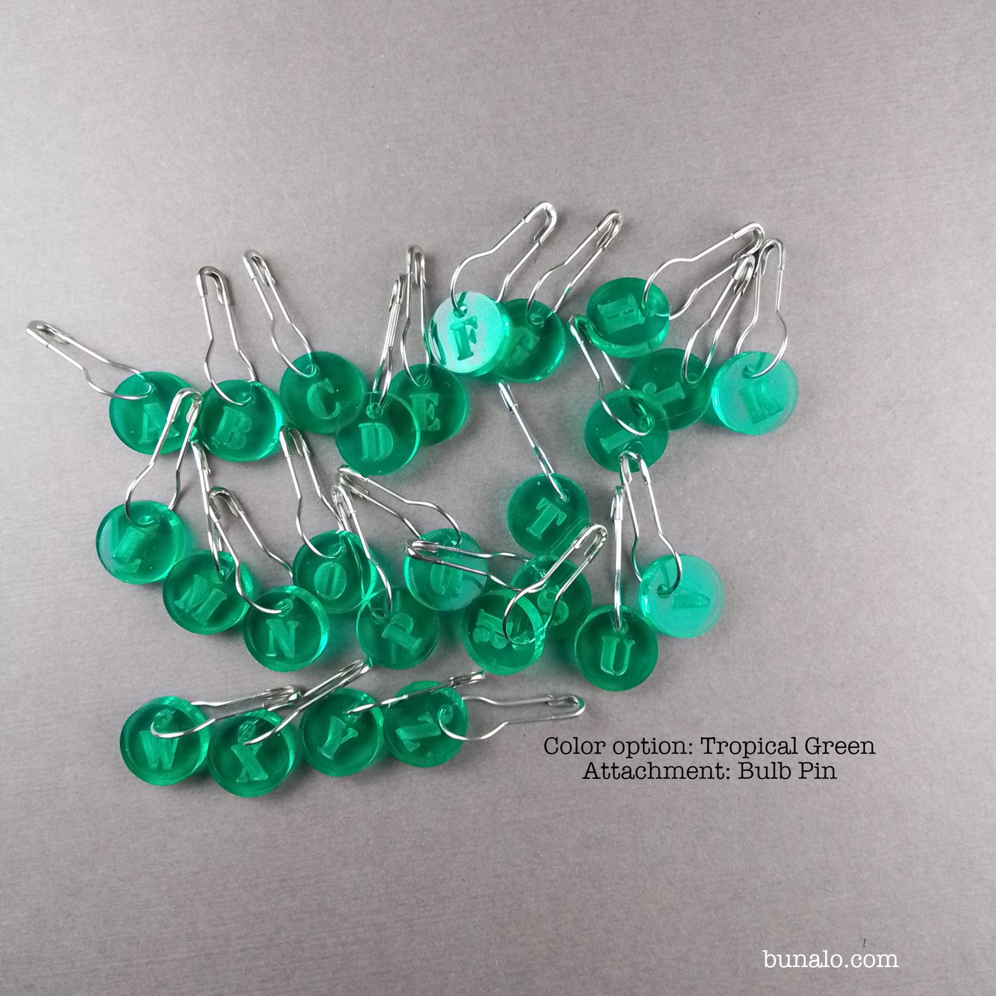 Alphabet Stitch Markers (A-Z Set of 26)