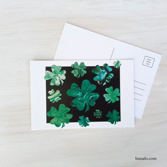 4-Leaf Clover Postcard