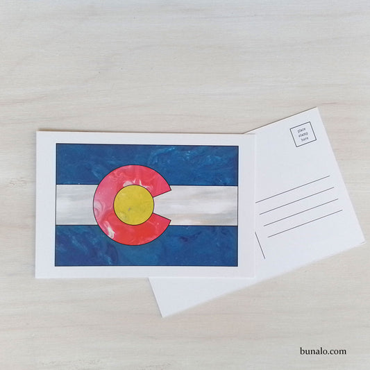 Colorado Flag Postcard
