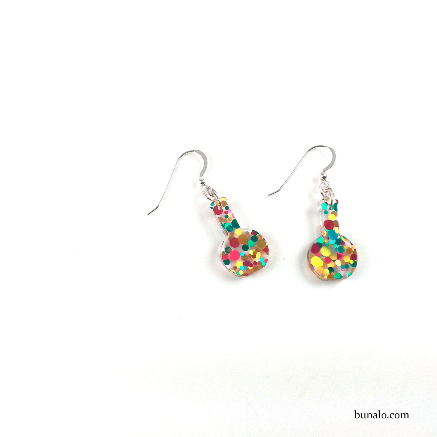 Florence Flask Earrings - Colorful Party Edition