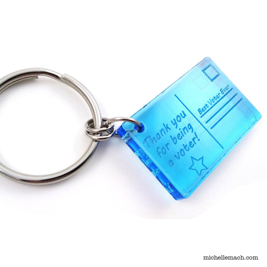 Voter Postcard Keychain