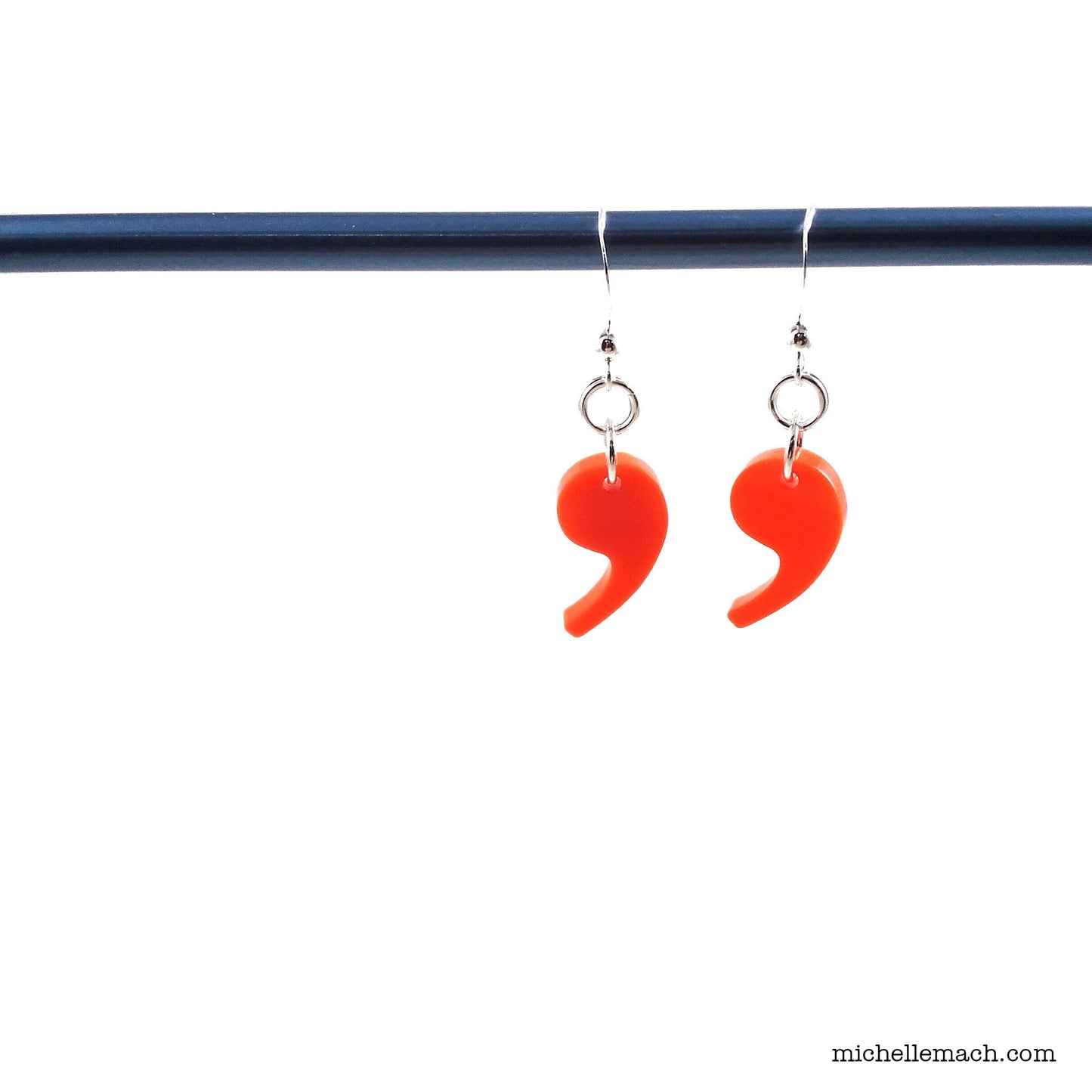 Comma or Single Quote Earrings