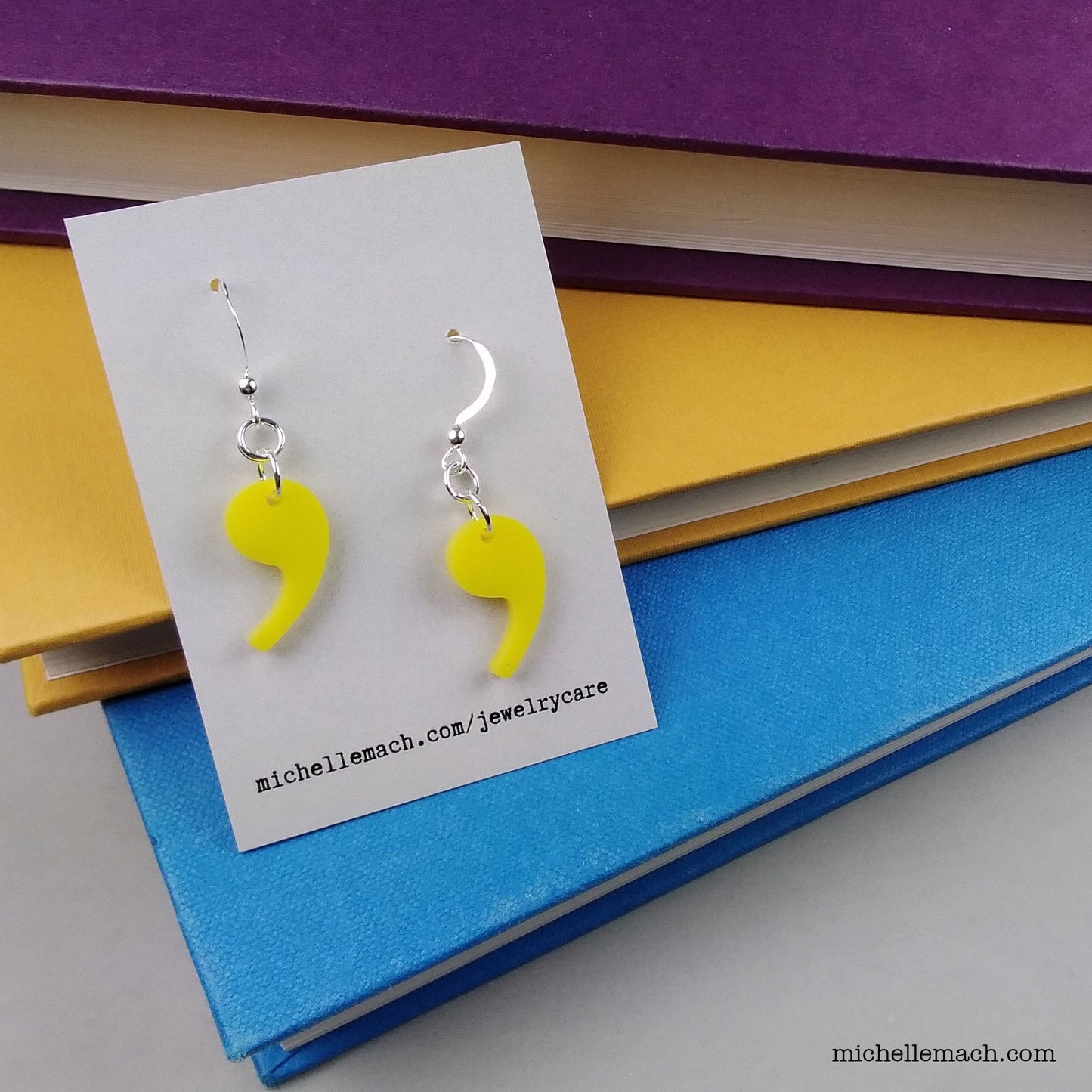 Comma or Single Quote Earrings